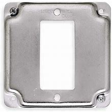 Electrical Box Cover, Square, Gfci, 1Gang