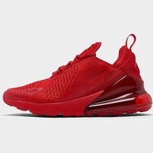 Big Kids' Nike Air Max 270 Casual University Red/University Red/Black CW6987 600. NIKE. University Red/University Red/Black. Boys' Shoes.