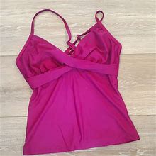 Athleta Swim | Athleta Tankini Swim Top | Color: Purple | Size: 34 D/Dd