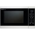 1.4-Cu. Ft. Countertop Microwave Oven, White, Microwave Ovens, By Sharp