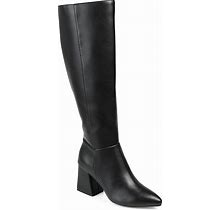 Journee Collection Landree Wide Calf Boot | Women's | Black | Size 12 | Boots