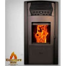 Comfortbilt HP50S Pellet Stove W/Remote And Thermostat In Grey