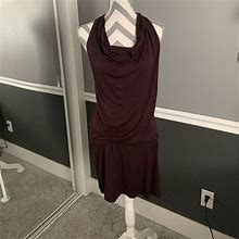 Iz Byer Dresses | Halter Brown Dress With Crochet Detail | Color: Brown | Size: L