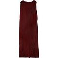 Ralph Lauren Womens Sleeveless Maxi Dress, Red, 12