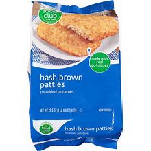 Food Club Hash Brown Patties - 22.5 Oz