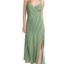 Astr Dresses | Astr Jessi Striped Maxi Dress Emerald Green Stripe | Color: Green/Pink | Size: Xs