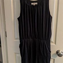 Loft Dresses | Ann Taylor Loft Little Black Dress | Color: Black | Size: L