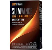 Bodydynamix Slimvance Core Slimming Complex Stimulant Free Healthy - 60 Capsules (30 Servings)