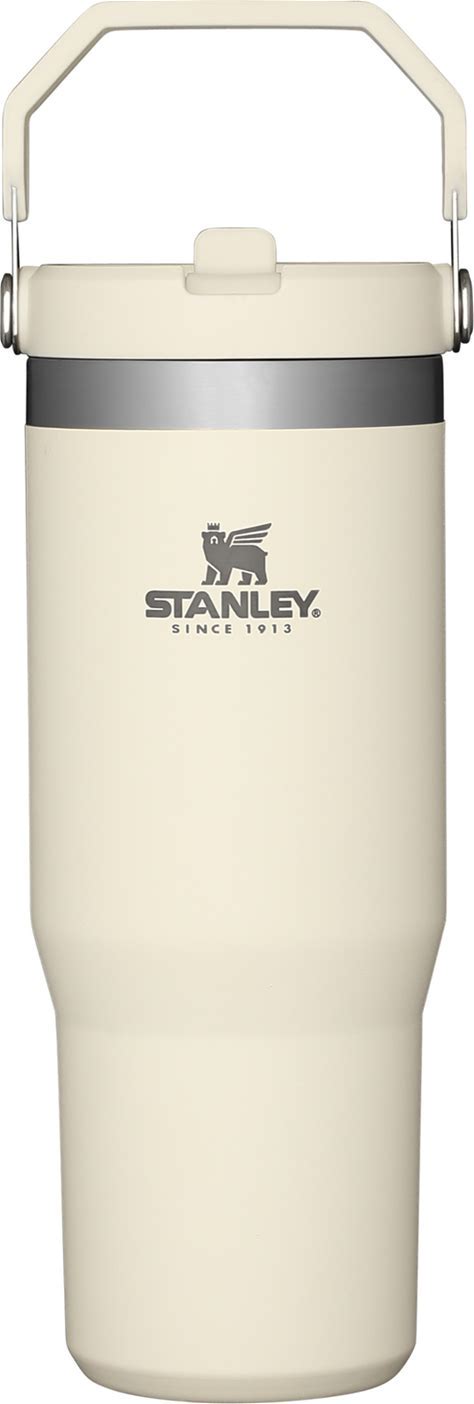 The Iceflow Flip Straw Tumbler, 30 OZ, Insulated Water, Stanley Cream