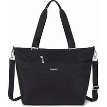 Baggallini Avenue Tote - Medium 12X18 Inch Travel Crossbody Shoulder Bag - Lightweight Laptop Tote Bag