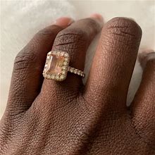 Kay Jewelers Jewelry | Neil Lane Morganite Engagement Ring 1 Ct Tw Diamonds 14K Gold | Color: Gold | Size: 7