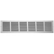 The Rectorseal Corporation White Tru Aire 6 in. H X 30 in. W 1-Way Powder Coat Steel Return Air Grille