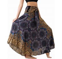Long Skirts For Women Maxi Boho Skirt Floral Print
