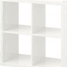 IKEA - KALLAX Shelf Unit, High Gloss White, 30 1/8X30 1/8 "