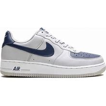 Nike - Air Force 1 "Neutral Grey/Midnight Navy" Sneakers - Unisex - Rubber/Leather/Fabric - 9