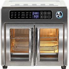 Emeril Lagasse 10-In-1 Double French Door Air Fryer 360 26QT XL Convection Oven