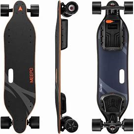 MEEPO V5 Electric Skateboard With Remote, Top Speed Of 29 Mph, Smooth Braking, Easy Carry Handle Design, Suitable For Adults & Teens Beginners