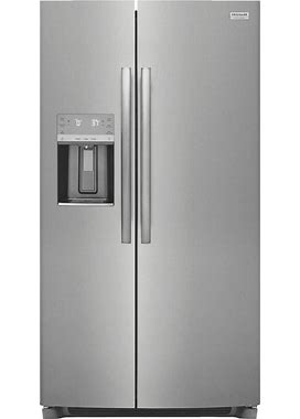 Frigidaire - Gallery 22.3 Cu. Ft. Side-By-Side Counter-Depth Refrigerator - Silver
