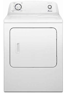 Amana 6.5 Cu. Ft. White Electric Dryer With Wrinkle Prevent Option At ABT