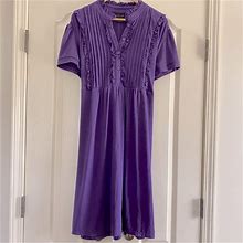 Torrid Dresses | Torrid | Ruffle Jersey Knit Midi Dress | Color: Purple | Size: 2X
