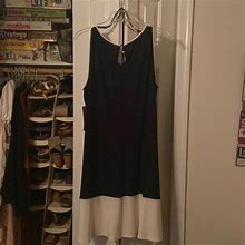 New York Clothing Co. Dresses | Black And White Sleeveless Dress. | Color: Black/White | Size: M