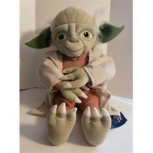 YODA STAR WARS PLUSH - PILLOW TIME PAL - PREOWNED - WITH TAG