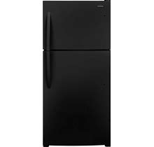 Frigidaire 20-Cu Ft Top-Freezer Refrigerator (Black) ENERGY STAR | FFHT2022AB