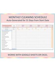 Image result for Kitchen Cleaning Checklist