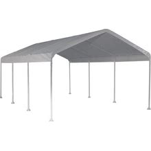 Shelterlogic Super Max Commercial Outdoor Canopy, 20Ft.L X 12Ft.W X 9ft. 8In.H, White, Model 25773