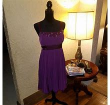 Heartsoul Dresses | Juniors Dress Size Xlg.Pleated Knee Length. | Color: Purple | Size: Xl