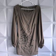 Seduce Dresses | Seduce Sequined Fitting Mini Dress | Color: Brown/Gray | Size: 2