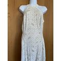Venus Crochet Trim Midi Dress Size 8