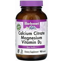 Bluebonnet Nutrition - Calcium Citrate Magnesium Vitamin D3 High Potency - 90 Caplets