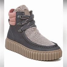 Sam Edelman Shoes | Sam Edelman Sherpa Boots | Color: Gray/Pink | Size: 9