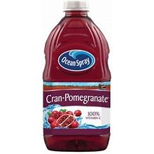 Ocean Spray Cran-Pomegranate Juice Drink, 64 Ounce Bottle (Pack Of 48)