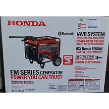 Honda EM5000SXK3 5000W Electric Start Generator W/ Bluetooth & CO-MINDER