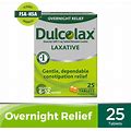 Dulcolax Gentle And Predictable Overnight Relief Laxative Tablets - 25Ct