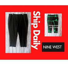- Nine West Women's Dress Pants Black Plus Size 20W A48-1911
