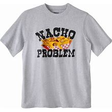 Men's Big & Tall Kingsize Slogan Graphic T-Shirt By Kingsize In Nacho Problem (Size 9XL)