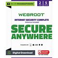 Webroot Internet Security Complete | Antivirus Software 2024 | 5 Device | 2 Year Download For PC/Mac/Chromebook/Android/IOS + Password Manager,