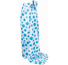 Bambah - Polka Dot-Print Maxi Dress - Women - Polyester - 16 - Blue