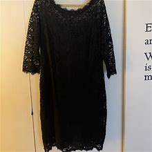 Torrid Dresses | Torrid Black Lace Dress. Brand New Without Tags. Only Tried On! | Color: Black | Size: 3X