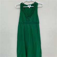 LOFT Knit Dress - Women | Color: Green | Size: Petite XS
