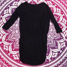 Cute Black Cotton Mini Dress | Color: Black | Size: M