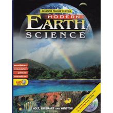 Modern Earth Science By Rinehart And Winston Staff Holt