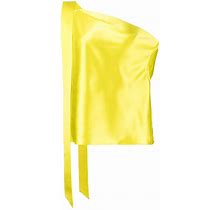 Michelle Mason - Silk Off The Shoulder Top - Women - Silk - 4 - Yellow
