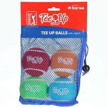 Pga Tour Tee-Up Multicolor Sticky Golf Balls 4 Pack