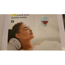 Stem Wine Glass Holder For Bathtub NIB