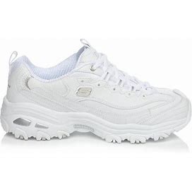 Women's Skechers D'lites Fresh Start 11931 Sneakers In White/Silver Size 6 Wide
