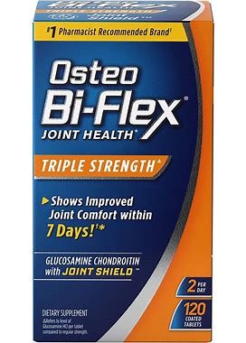 Osteo Bi-Flex Joint Health Triple Strength Supplement, 120 Tablets | 1 Bottle | Carewell